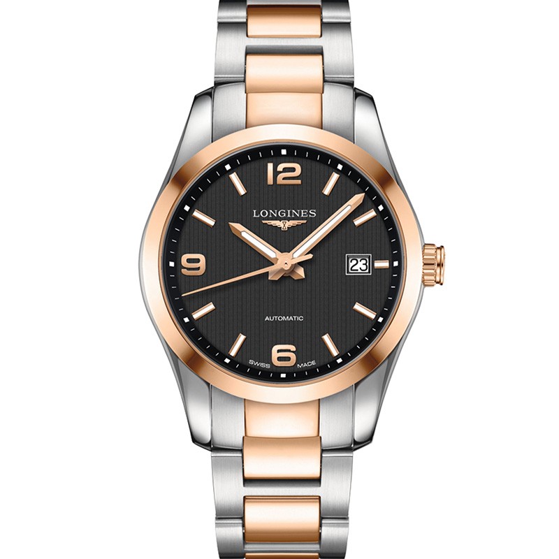 精仿浪琴康鉑 L2.785.5.56.7 玫瑰金 機械男表 LK廠手表